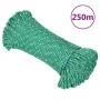 Green 5 mm 250 m polypropylene boat rope by , Ropes and metal cords - Ref: Foro24-152706, Price: 27,95 €, Discount: %