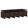 Set comedor de jardín y cojines 15 pzas ratán sintético marrón by , Garden sets - Ref: Foro24-3210633, Price: 909,18 €, Disco...