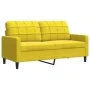 Juego de sofás con cojines 2 piezas terciopelo amarillo de , Sofás - Ref: Foro24-3278477, Precio: 517,96 €, Descuento: %