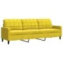 Zweiteiliges Sofaset mit gelben Samtkissen. von , Sofas - Ref: Foro24-3278477, Preis: 517,95 €, Rabatt: %