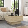 Mesa de centro y LED madera ingeniería roble Sonoma 50x50x30 cm by , Coffee table - Ref: Foro24-847506, Price: 92,09 €, Disco...