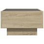 Mesa de centro y LED madera ingeniería roble Sonoma 50x50x30 cm by , Coffee table - Ref: Foro24-847506, Price: 92,09 €, Disco...