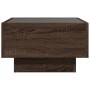 Mesa de centro y LED madera ingeniería marrón roble 50x50x30 cm by , Coffee table - Ref: Foro24-847510, Price: 89,06 €, Disco...