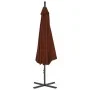 Cantilever parasol with terracotta steel pole 300 cm by vidaXL, Umbrellas - Ref: Foro24-312507, Price: 127,79 €, Discount: %