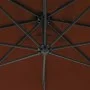 Cantilever parasol with terracotta steel pole 300 cm by vidaXL, Umbrellas - Ref: Foro24-312507, Price: 127,79 €, Discount: %