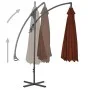 Cantilever parasol with terracotta steel pole 250x250 cm by vidaXL, Umbrellas - Ref: Foro24-312511, Price: 129,82 €, Discount: %
