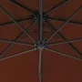 Cantilever parasol with terracotta steel pole 250x250 cm by vidaXL, Umbrellas - Ref: Foro24-312511, Price: 129,82 €, Discount: %