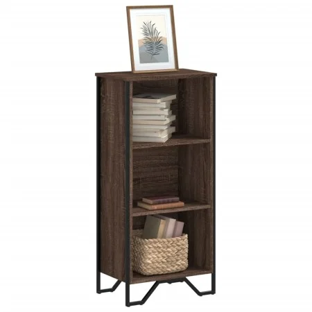 Estantería madera de ingeniería marrón roble 50x31x106 cm by , Bookcases and shelves - Ref: Foro24-848608, Price: 50,37 €, Di...