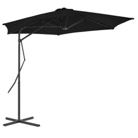 Gartenschirm mit schwarzem Stahlmast 300x230cm von vidaXL, Sonnenschirme - Ref: Foro24-312520, Preis: 99,09 €, Rabatt: %