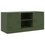 Fernsehmöbel aus olivgrünem Stahl 99x39x44 cm von , TV-Möbel - Ref: Foro24-841689, Preis: 79,21 €, Rabatt: %