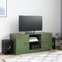 Mueble de TV de acero verde oliva 99x39x44 cm by , TV Furniture - Ref: Foro24-841689, Price: 78,44 €, Discount: %