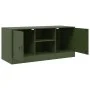 Mueble de TV de acero verde oliva 99x39x44 cm by , TV Furniture - Ref: Foro24-841689, Price: 78,44 €, Discount: %