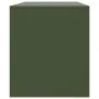 Mueble de TV de acero verde oliva 99x39x44 cm by , TV Furniture - Ref: Foro24-841689, Price: 78,44 €, Discount: %