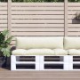 Cojines para sofá de palets 2 unidades tela crema by , Cushions for chairs and sofas - Ref: Foro24-360924, Price: 68,72 €, Di...