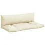 Cojines para sofá de palets 2 unidades tela crema by , Cushions for chairs and sofas - Ref: Foro24-360924, Price: 61,47 €, Di...