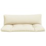 Cojines para sofá de palets 2 unidades tela crema by , Cushions for chairs and sofas - Ref: Foro24-360924, Price: 68,72 €, Di...