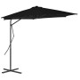 Garden umbrella with black steel pole 300x230cm by vidaXL, Umbrellas - Ref: Foro24-312520, Price: 108,31 €, Discount: %
