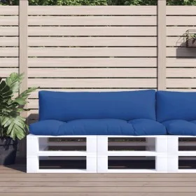 Cojines para palets 2 unidades tela azul by , Cushions for chairs and sofas - Ref: Foro24-360932, Price: 52,68 €, Discount: %