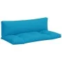 Cojines para sofá de palets 2 unidades tela azul claro by , Cushions for chairs and sofas - Ref: Foro24-360926, Price: 47,55 ...