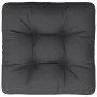 Cojín para sofá de palets tela negro 58x58x10 cm by , Cushions for chairs and sofas - Ref: Foro24-360907, Price: 30,40 €, Dis...
