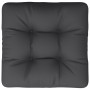 Kissen für Palettensofa, schwarzer Stoff, 58x58x10 cm. von , Kissen für Stühle und Sofas - Ref: Foro24-360907, Preis: 32,88 €...