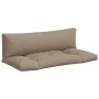 Cojines para palets 2 unidades tela gris taupé by , Cushions for chairs and sofas - Ref: Foro24-360930, Price: 84,81 €, Disco...