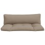 Cojines para palets 2 unidades tela gris taupé by , Cushions for chairs and sofas - Ref: Foro24-360930, Price: 93,52 €, Disco...
