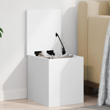 Caja de almacenaje madera de ingeniería blanco 30x35x35 cm by , Storage trunks - Ref: Foro24-840667, Price: 37,53 €, Discount: %