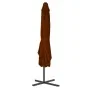 Garden umbrella with terracotta steel pole 250x250x230 cm by vidaXL, Umbrellas - Ref: Foro24-312515, Price: 92,48 €, Discount: %