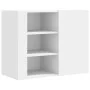 Wandschrank aus weißem Ingenieurholz 75x35x60 cm von , Regale und Regale - Ref: Foro24-848423, Preis: 68,09 €, Rabatt: %