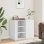 Wandschrank aus weißem Ingenieurholz 75x35x60 cm von , Regale und Regale - Ref: Foro24-848423, Preis: 68,09 €, Rabatt: %