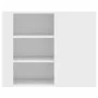 Wandschrank aus weißem Ingenieurholz 75x35x60 cm von , Regale und Regale - Ref: Foro24-848423, Preis: 68,09 €, Rabatt: %