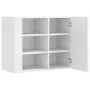 Wandschrank aus weißem Ingenieurholz 75x35x60 cm von , Regale und Regale - Ref: Foro24-848423, Preis: 68,09 €, Rabatt: %