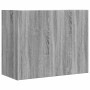 Armario de pared madera de ingeniería gris Sonoma 75x35x60 cm by , Shelves and shelves - Ref: Foro24-848421, Price: 54,16 €, ...