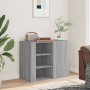 Armario de pared madera de ingeniería gris Sonoma 75x35x60 cm by , Shelves and shelves - Ref: Foro24-848428, Price: 69,03 €, ...