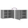 Armario de pared madera de ingeniería gris Sonoma 75x35x60 cm by , Shelves and shelves - Ref: Foro24-848428, Price: 69,03 €, ...