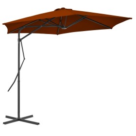 Sonnenschirm mit Terrakotta-Stahlstange 300x230cm von vidaXL, Sonnenschirme - Ref: Foro24-312519, Preis: 104,91 €, Rabatt: %