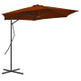 Garden umbrella with terracotta steel pole 300x230cm by vidaXL, Umbrellas - Ref: Foro24-312519, Price: 104,91 €, Discount: %