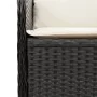 Sofá de esquina de jardín con cojines ratán sintético negro by , Outdoor sofas - Ref: Foro24-368982, Price: 116,54 €, Discoun...