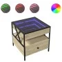Mesa de centro con Infinity LED roble Sonoma 50x50x51 cm von , Couchtisch - Ref: Foro24-847713, Preis: 85,58 €, Rabatt: %
