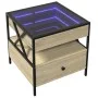 Mesa de centro con Infinity LED roble Sonoma 50x50x51 cm von , Couchtisch - Ref: Foro24-847713, Preis: 85,58 €, Rabatt: %