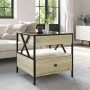 Mesa de centro con Infinity LED roble Sonoma 50x50x51 cm von , Couchtisch - Ref: Foro24-847713, Preis: 85,58 €, Rabatt: %
