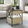 Mesa de centro con Infinity LED roble Sonoma 40x40x51 cm by , Coffee table - Ref: Foro24-847718, Price: 76,71 €, Discount: %