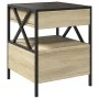 Mesa de centro con Infinity LED roble Sonoma 40x40x51 cm by , Coffee table - Ref: Foro24-847718, Price: 76,71 €, Discount: %