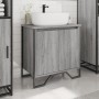 Armario lavabo baño madera ingeniería gris Sonoma 60x35x60 cm de , Muebles de baño - Ref: Foro24-848657, Precio: 60,86 €, Des...