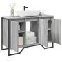 Armario lavabo baño madera ingeniería gris Sonoma 91x35x60 cm von , Badezimmermöbel - Ref: Foro24-848662, Preis: 104,08 €, Ra...