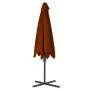 Garden umbrella with terracotta steel pole 300x230cm by vidaXL, Umbrellas - Ref: Foro24-312519, Price: 94,42 €, Discount: %