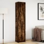 Aparador LED madera ingeniería roble ahumado 41,5x32,5x200 cm by , Sideboards - Ref: Foro24-3307902, Price: 140,07 €, Discoun...