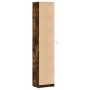 Aparador LED madera ingeniería roble ahumado 41,5x32,5x200 cm by , Sideboards - Ref: Foro24-3307902, Price: 140,07 €, Discoun...