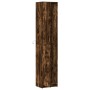 Aparador LED madera ingeniería roble ahumado 41,5x32,5x200 cm by , Sideboards - Ref: Foro24-3307902, Price: 140,07 €, Discoun...